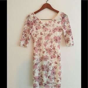 ‎Floral lace romantic dress